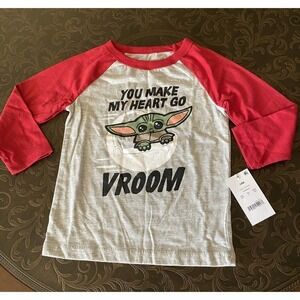 Star Wars Infant & Toddler Boys Yoda Valentines T-Shirt Tee Shirt 18M